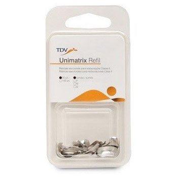 TDV Unimatrix Refill - SMALL 100/Pk. Stainless Steel Preformed Sectional
