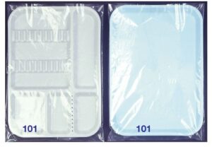 Instrument Tray Standard 'B' Flat Blue - Plastic Autoclavable 